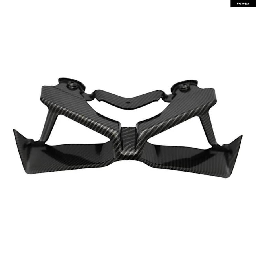 並行輸入品ヤマハ MT09 カーボン バイク フロントダウンフォーススポイラー MT-09 MT09 SP 2017-2020 ダウンフォース ネイキッド フロントスポイラーの画像