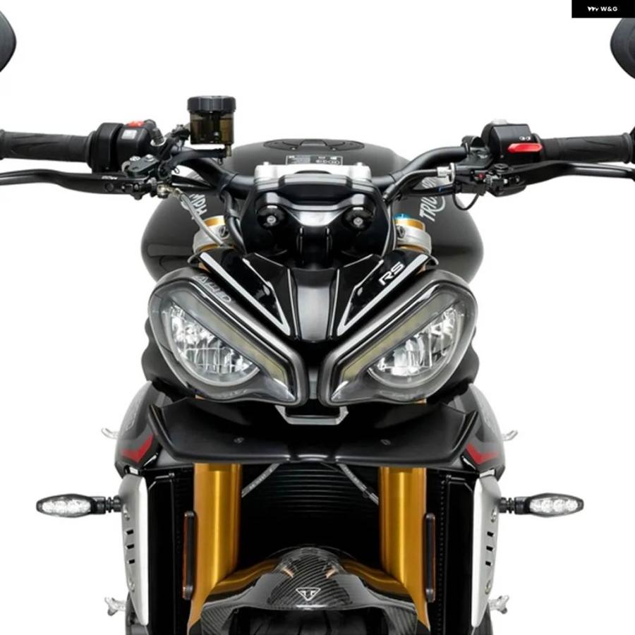 並行輸入品ストリートトリプル 765R 765S 765RS 2023-2025 1200RS バイク スポーツ ダウンフォース ネイキッド フロントスポイラー エアロダイナミック_2