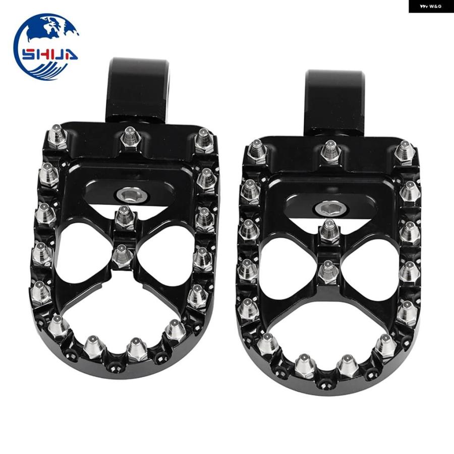 並行輸入品ワイドファットMX スタイル リアパッセンジャー フットペグ ハーレー ソフテイル 2018-2023 ファットボブ FXFBS 114 ローライダー FXLR ブレ_2