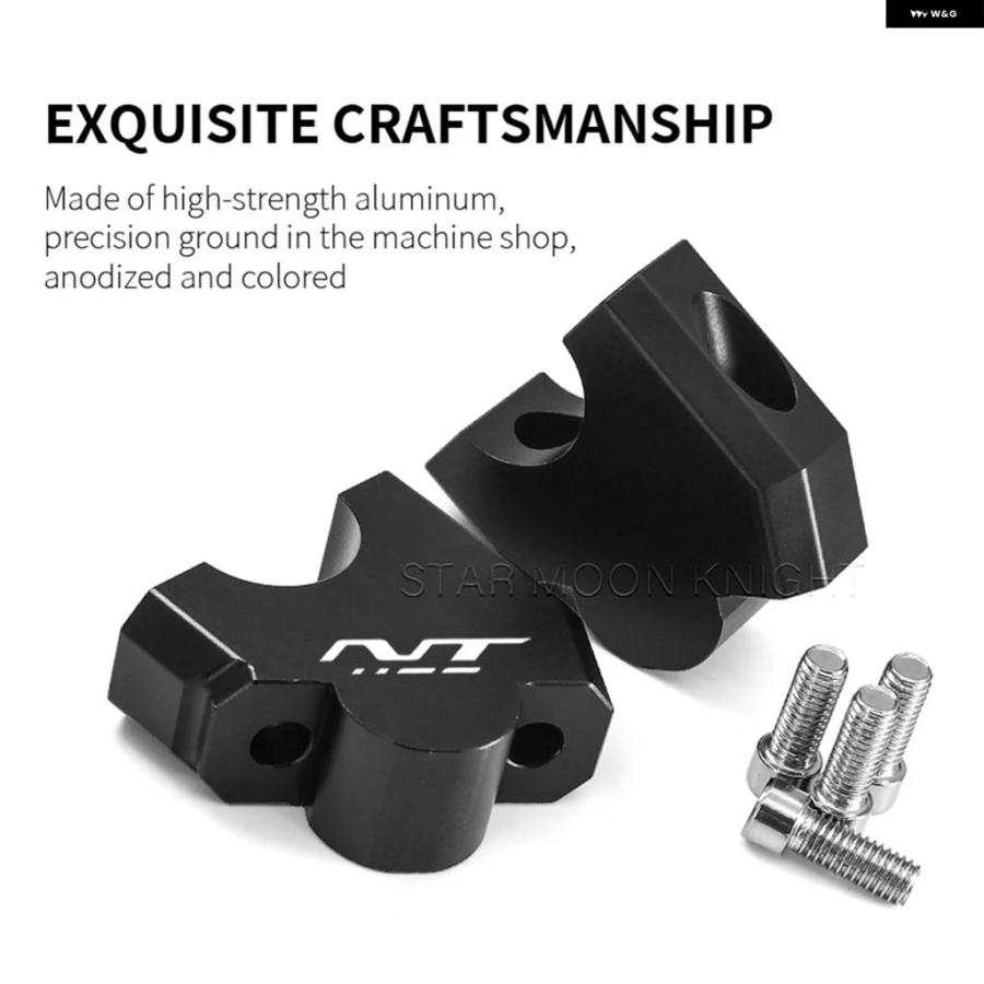 並行輸入品オートバイ ハンドルバー ライザークランプ NT1100 2022 2023 2024 アクセサリー ハンドルバー CNC アルミリフト マウント_7