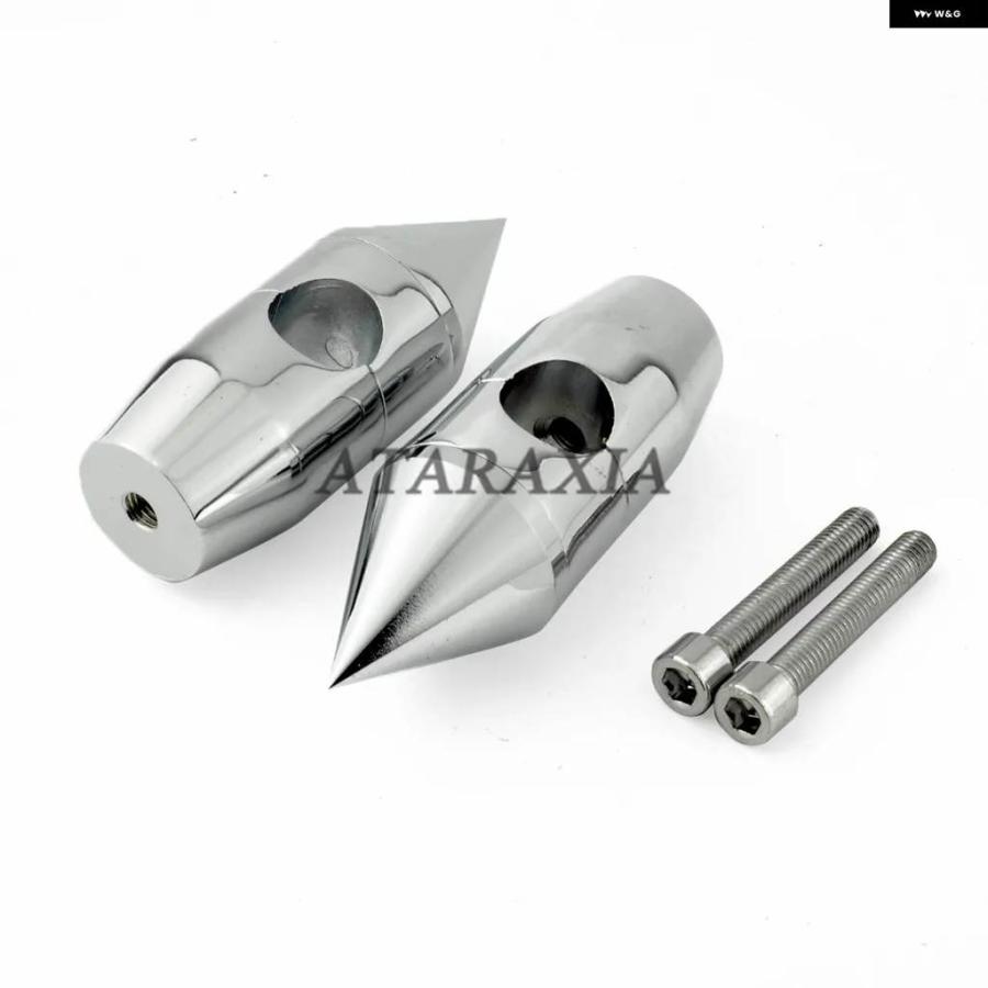 並行輸入品1インチ25MM オートバイ 尖った高さ調整固定シートクランプ ハンドルバー ライザー マウント ハーレー 1200 マグナ スティード シャドウの画像