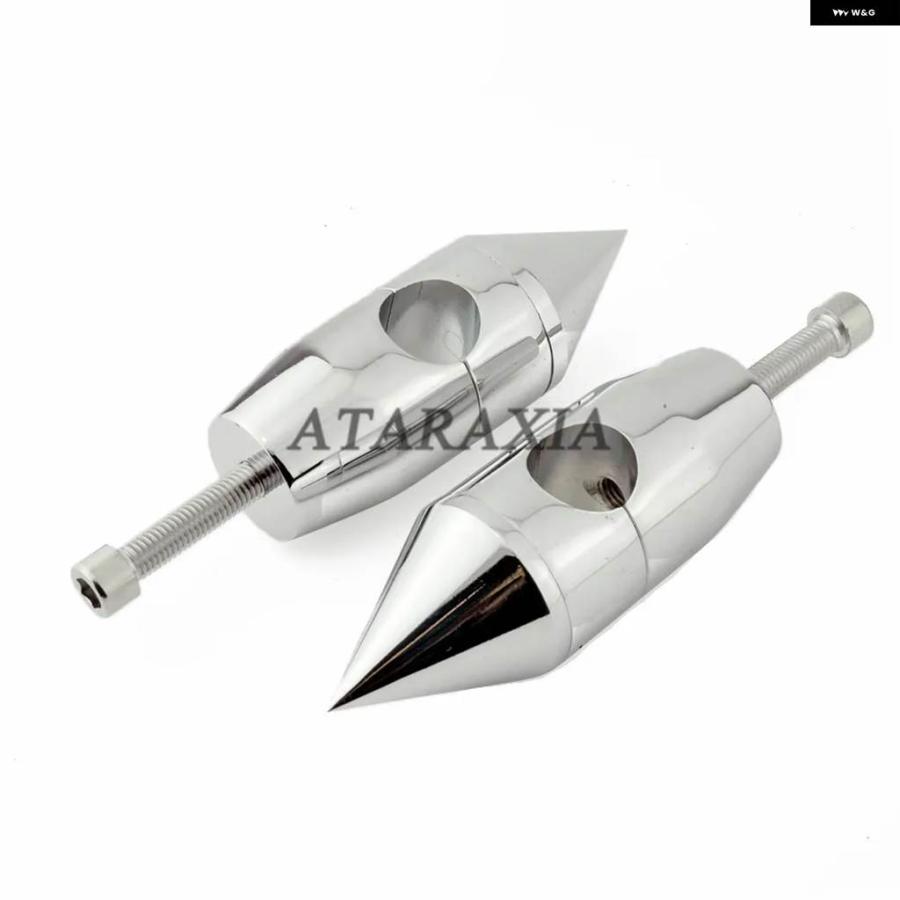 並行輸入品1インチ25MM オートバイ 尖った高さ調整固定シートクランプ ハンドルバー ライザー マウント ハーレー 1200 マグナ スティード シャドウの画像