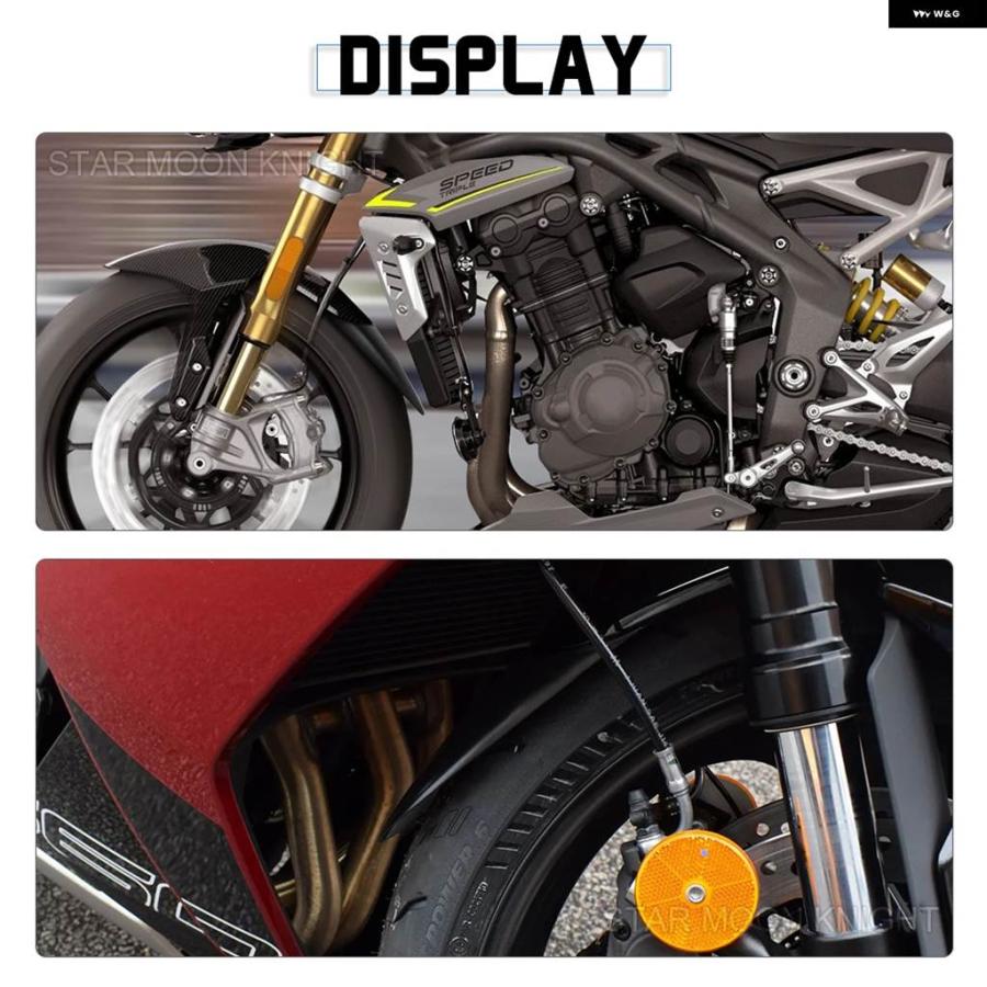 並行輸入品バイク フロントフェンダー マッドガード エクステンダー デイトナ 660 DAYTONA660 2024 2025 アクセサリー ハガーエクステンション_7