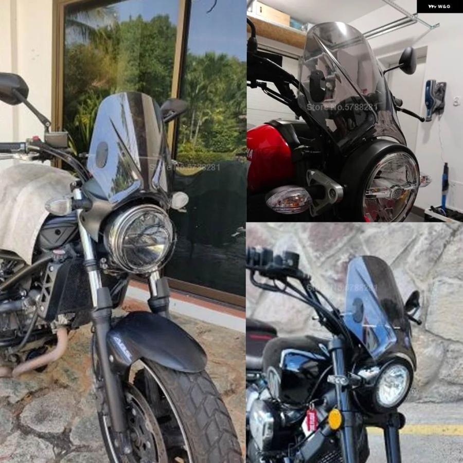 並行輸入品ウインドスクリーン ウインドシールド ホンダ レブル CMX300 CMX500 2017-2021 CMX 300 500 CMX1100 ABS オートバイ ウインドスクリーン デフの画像