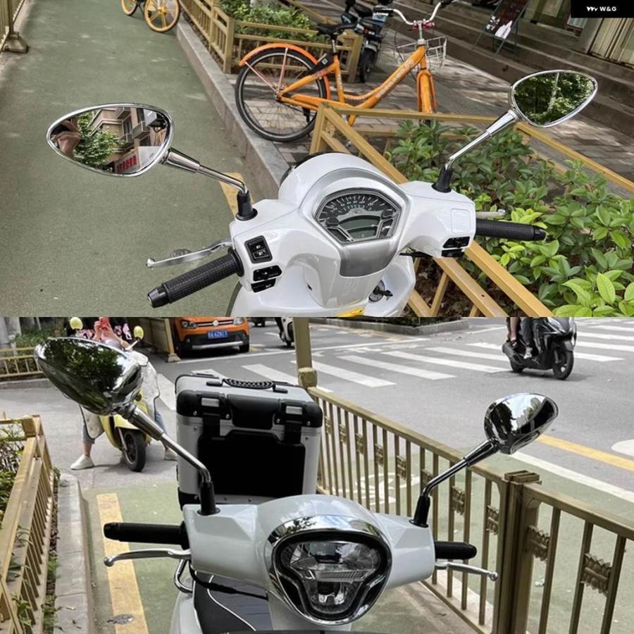 並行輸入品VESPA SPRINT 4T-3V 4T-2V GTS300 PRIMAVERA 50 4V PIAGGIO LIBERTY 50-3V 150 バイク バックミラー フロントサイドミラー_4