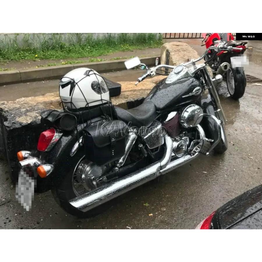 並行輸入品2個ペア オートバイ サドルバッグ サイド 収納 キャリアバッグ ツール スズキ ブルバード M109R M50 M90 M95 C109R C50 C90 S40 S83_5