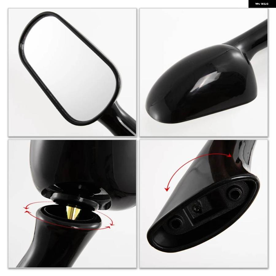 並行輸入品バイク バックミラー ホンダ CBR 1000F 1993-1996 VFR 750F 1994-1997 VFR 800 FI 1998-1999 CBR 600 F2/F3 1991-1998の画像
