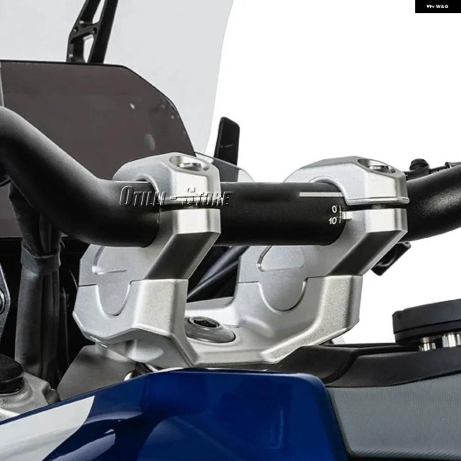 並行輸入品オートバイ アクセサリー ハンドルバー ライザー ドラッグ ハンドルバー クランプ 延長 アダプター BMW R1300GS GS1300 ADVENTURE 2023-2025_5