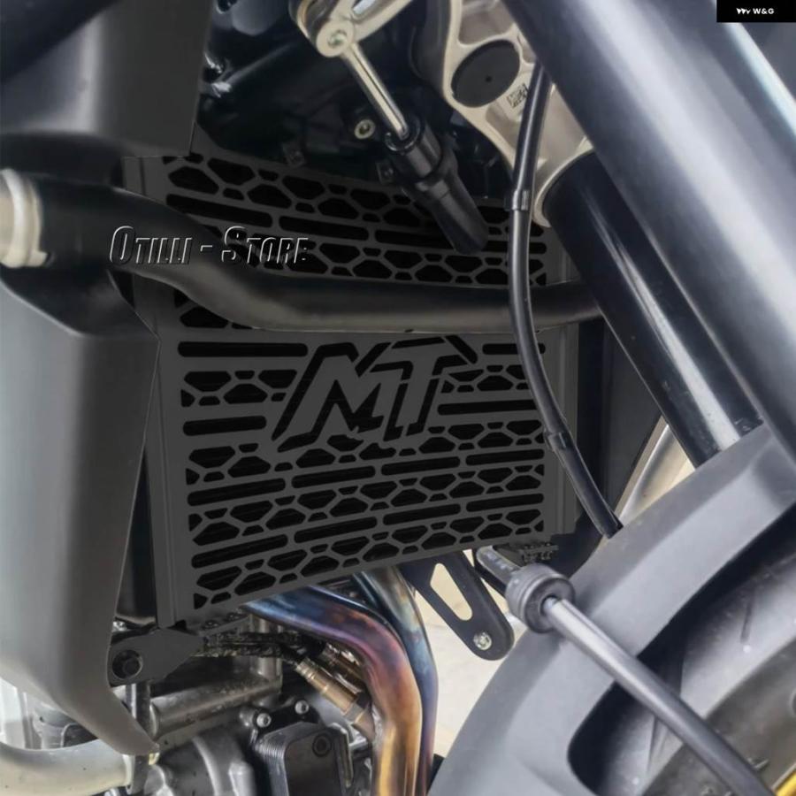 並行輸入品オートバイ アクセサリー 800MT ラジエーター ガード グリル プロテクター カバー ブラック CFMOTO 800 MT 800MT 800 MT 2021-24の画像