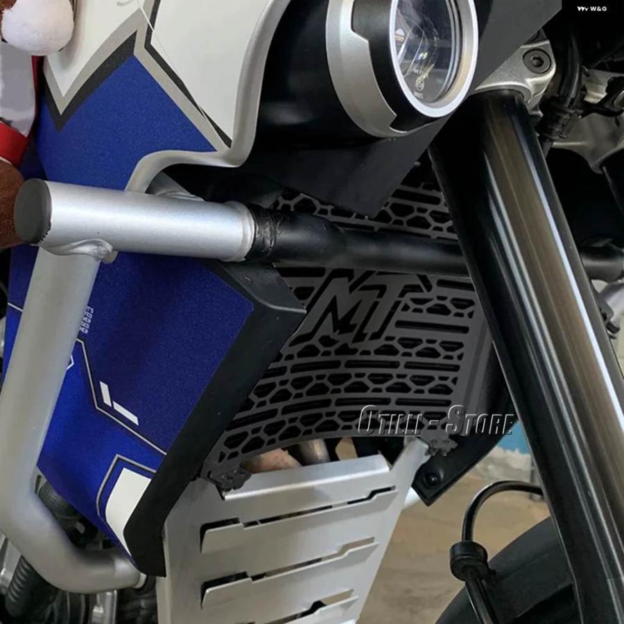 並行輸入品オートバイ アクセサリー 800MT ラジエーター ガード グリル プロテクター カバー ブラック CFMOTO 800 MT 800MT 800 MT 2021-24の画像