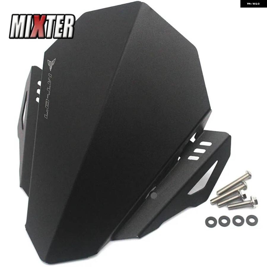 並行輸入品ヤマハ MT-07 FZ-07 2018 2019 2020 MT07 FZ07 FZ-07 バイク アクセサリー アルミ ウインドシールド ウインドスクリーン デフレクター_2