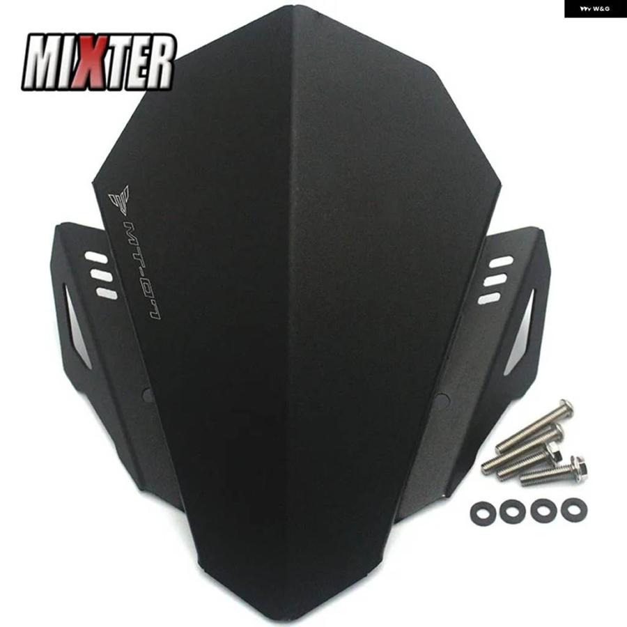 並行輸入品ヤマハ MT-07 FZ-07 2018 2019 2020 MT07 FZ07 FZ-07 バイク アクセサリー アルミ ウインドシールド ウインドスクリーン デフレクター_4
