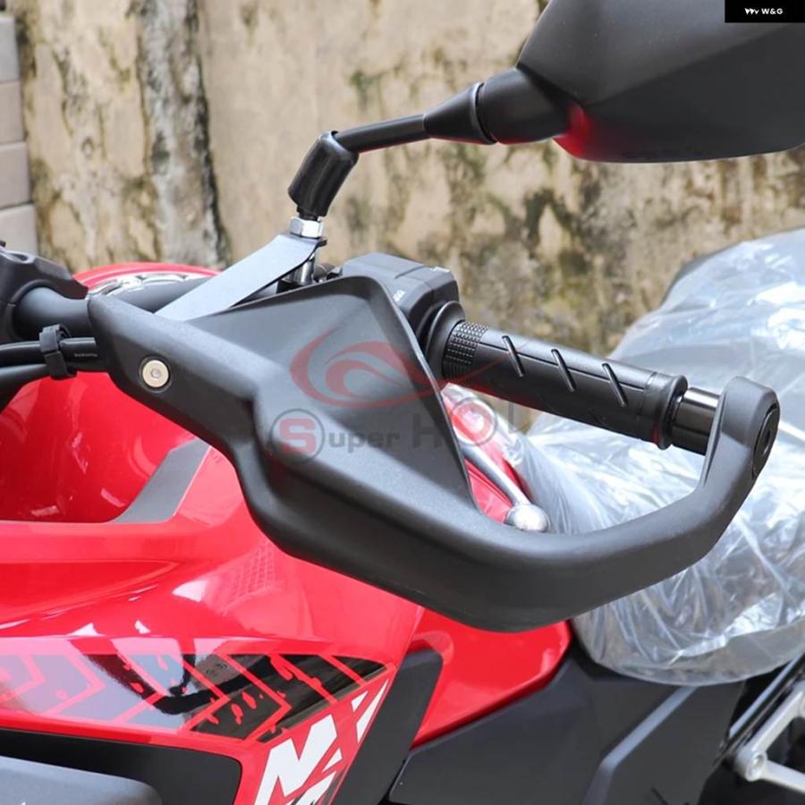 並行輸入品オートバイ アクセサリー ホンダ NX400 NX500 CB500F CB400X CB500X NX 400 500 CB 400X 500X ハンドガード シールドガード ウインドシールドの画像