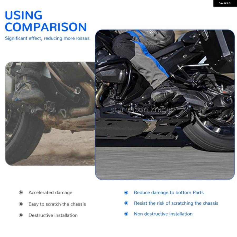 並行輸入品BMW R1300GS 2023 2024 バイク アクセサリー センター スタンド プレート エンジン アンダーシャーシガードエクステンションの画像