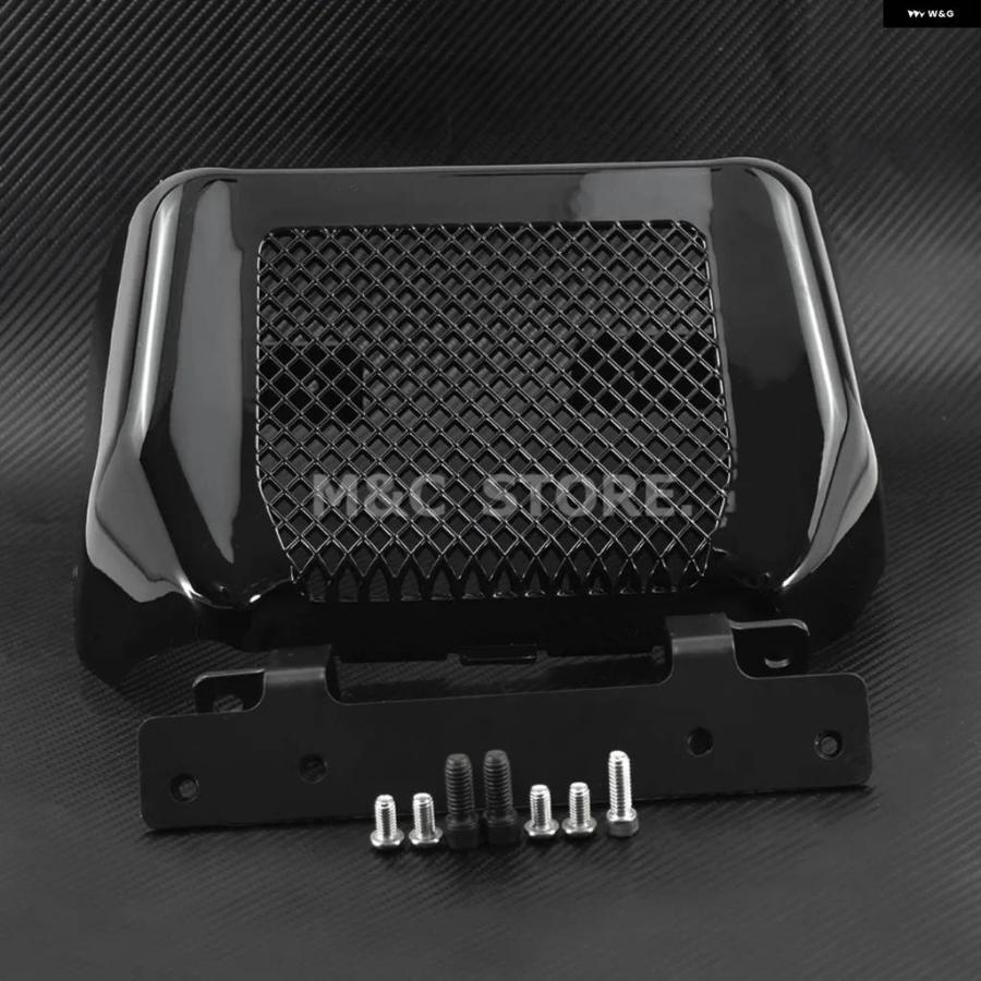 並行輸入品バイク オイルクーラー カバー キット ブラケット 付き ハーレー ツーリング ロードキング ストリートグライド フリーホイーラー FLHXS FLTRXの画像