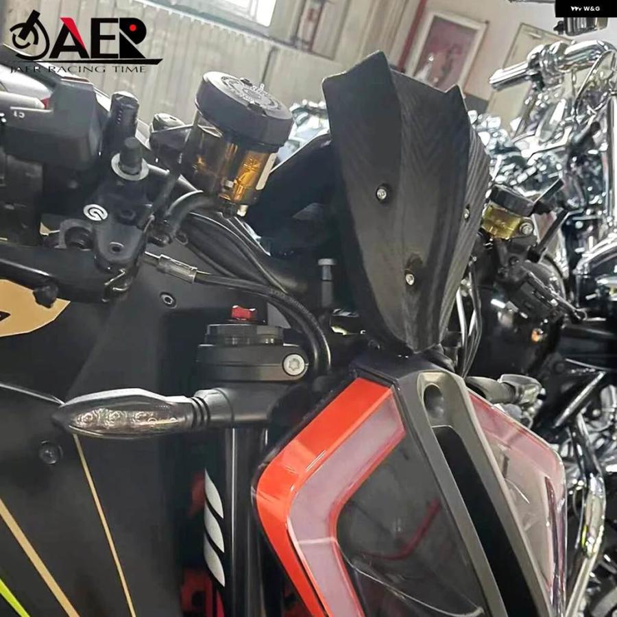 並行輸入品1290SUPER DUKE バイク ウィンドシールド ウィンドスクリーン KTM 1290 SUPER DUKE R RR 2021-2022の画像