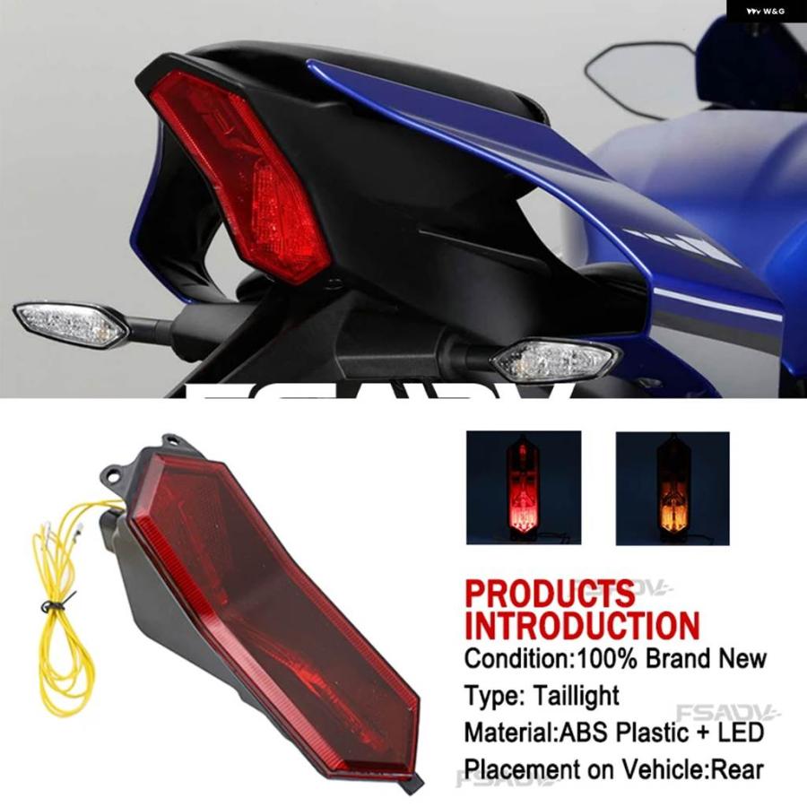 並行輸入品ヤマハ YZF-R1 R1M YZFR6 R1 R6 2019-22 オートバイ LED