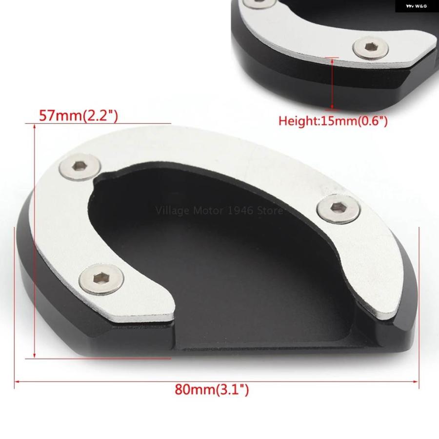 並行輸入品オートバイ 電動車両フット サポート サイドキック スタンド トライアンフ BONNEVILLE T100 2018-2020 T120 2016-2020の画像