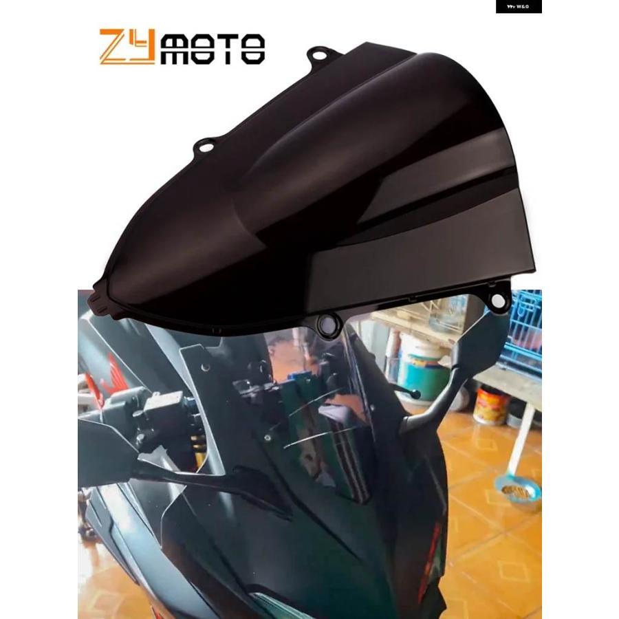 並行輸入品ホンダ CBR250RR RR 250RR CBR250 2017-20 ウィンドシールド ダブルバブル バイク アクセサリーの画像