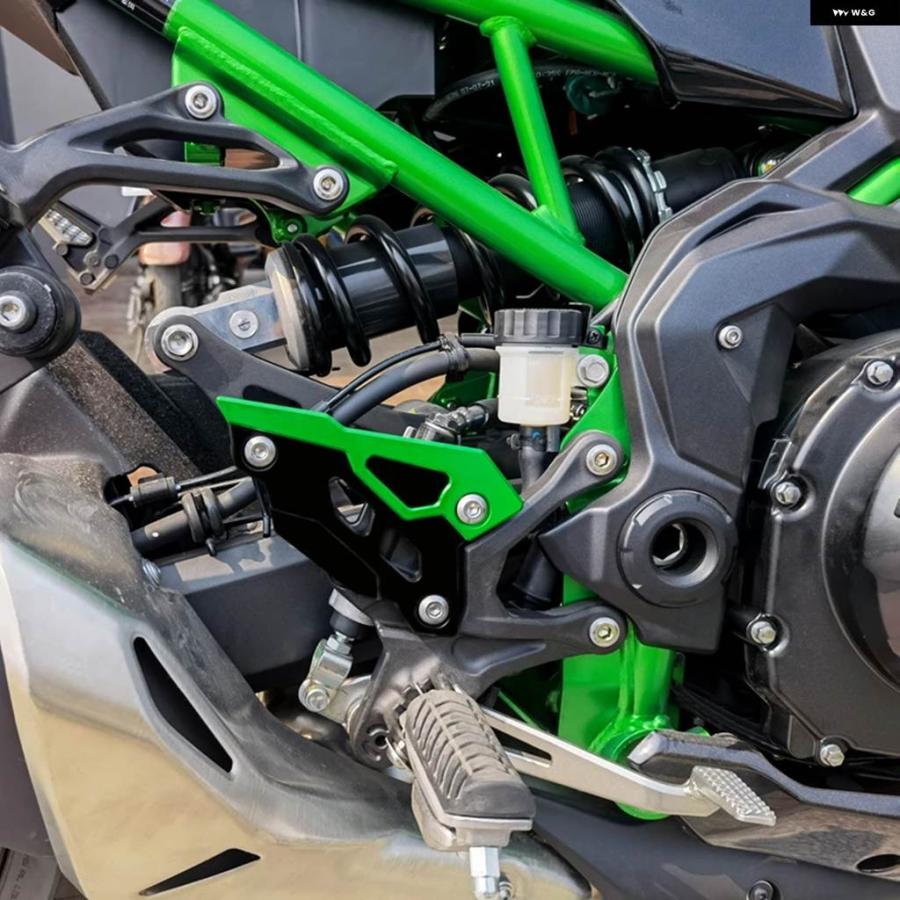 並行輸入品カワサキ Z900 2017-2021-24 オートバイ ペダルガード リアペダルガード ヒールプレート 装飾 アクセサリーの画像