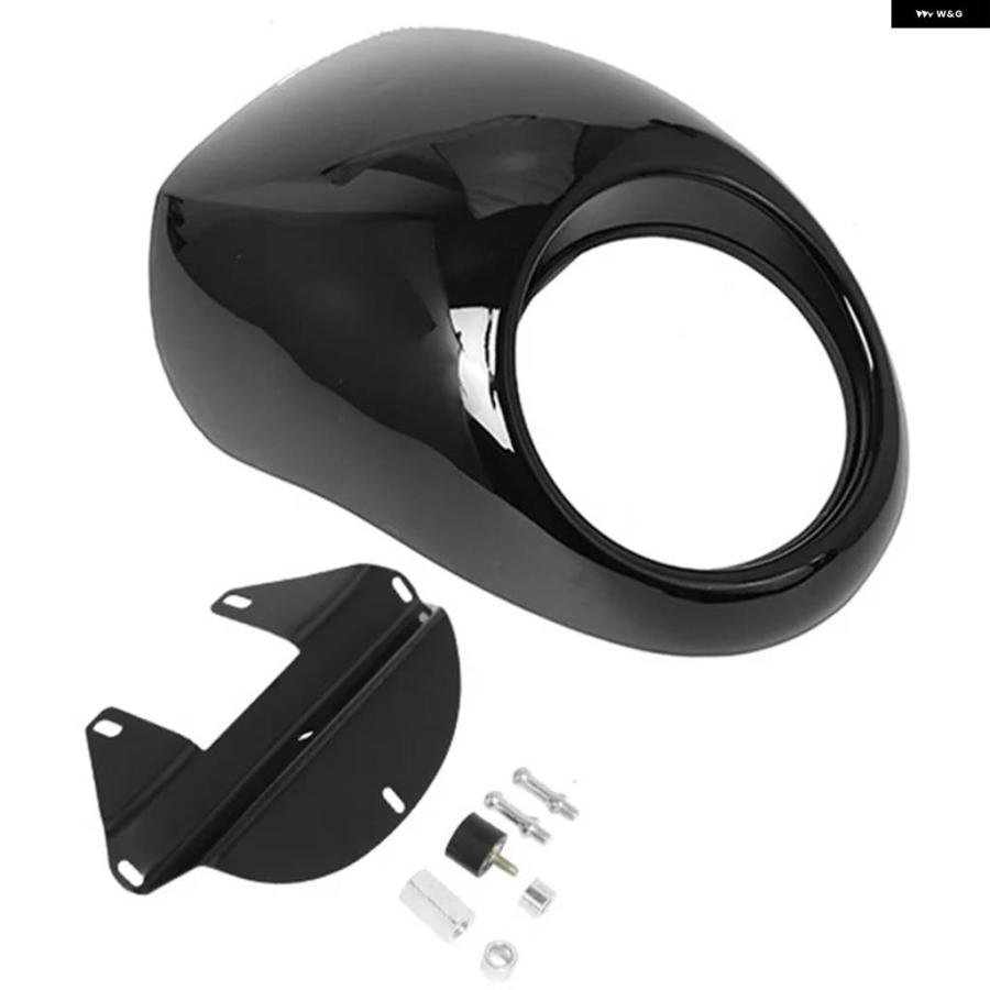 並行輸入品ヘッドライト カバー バイク ヘッドライト カバー ヘッドライト カバー XL1200 ブライトブラックの画像