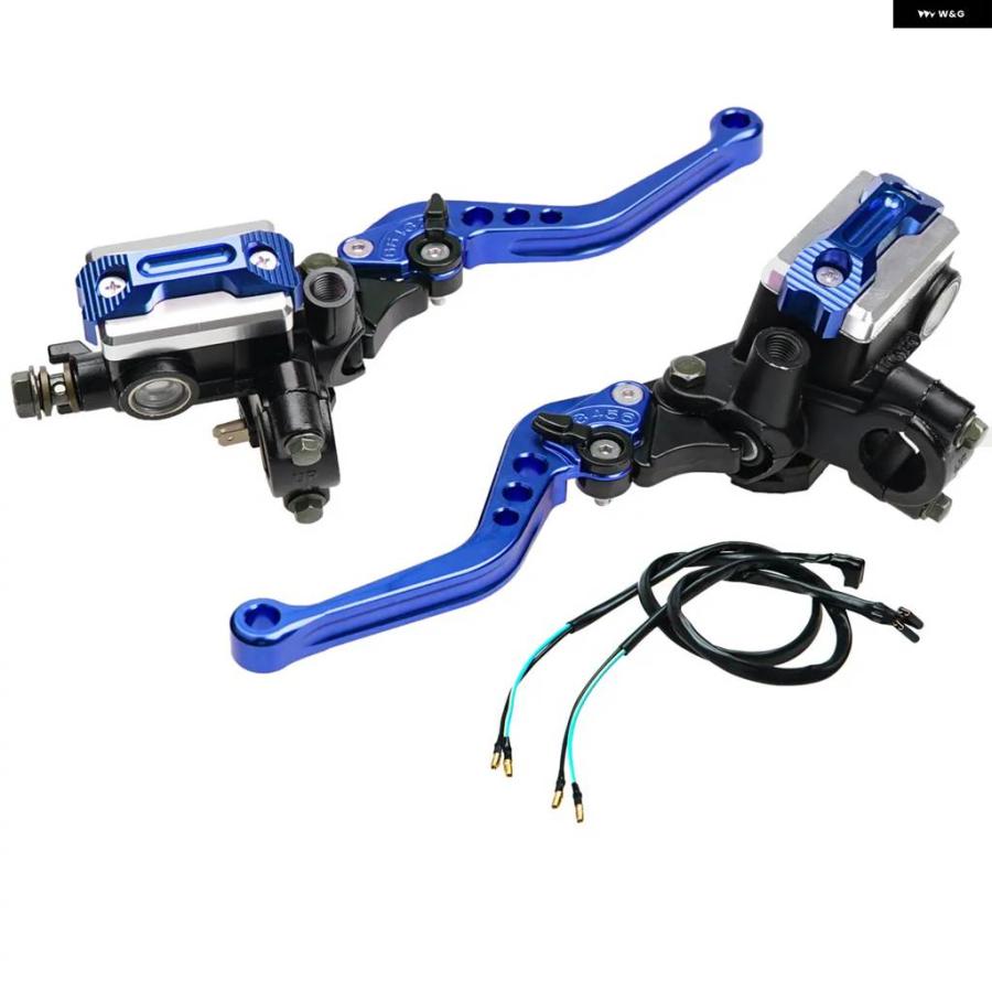 並行輸入品 22MM 7/8インチ モトブレーキ ポンプ レバー ハンドル 油圧 クラッチ ポンプ マスター シリンダー レーシングホース ヤマハ カワサキの画像
