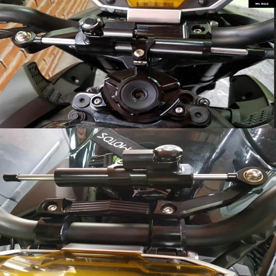 並行輸入品オートバイ アルミ ダンパー ステアリングスタビライズ ブラケット マウント キット カワサキ Z1000 2010-13 2010-2013_17