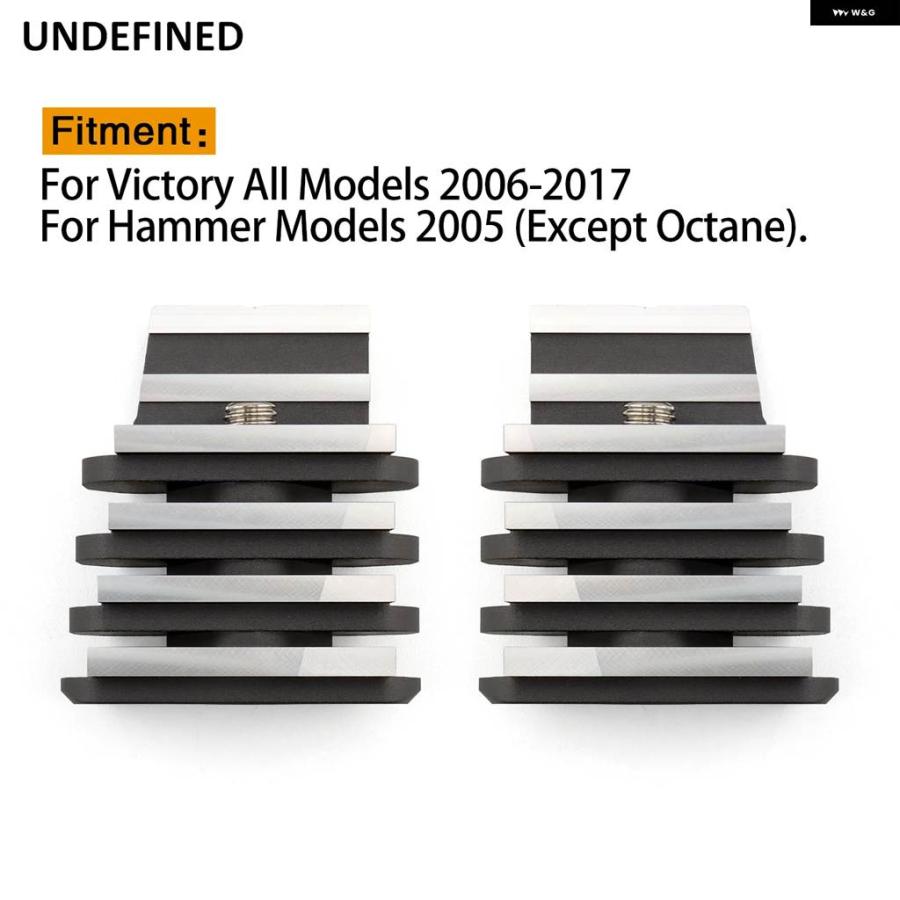 並行輸入品アルミ オートバイ スパークプラグ フィラー フィン付きカバー ブラック VICTORY CROSS COUNTRY 2006-2017 HAMMER VEGAS VISION BALL 2005の画像