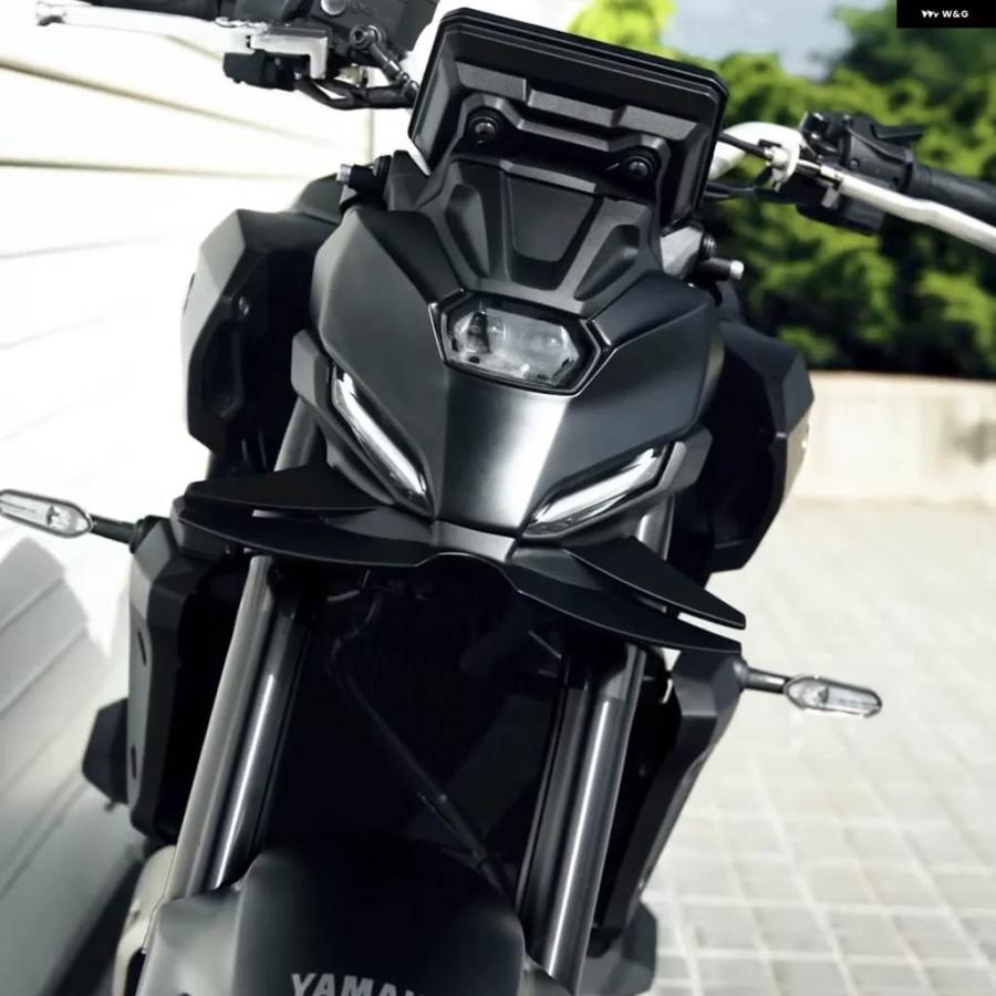 並行輸入品ヤマハ MT-07 2025 GP ウィング ダウンフォース ネイキッド フロントスポイラー MT07 2025+ フロントスポイラー ロアスポイラー ロアリップの画像