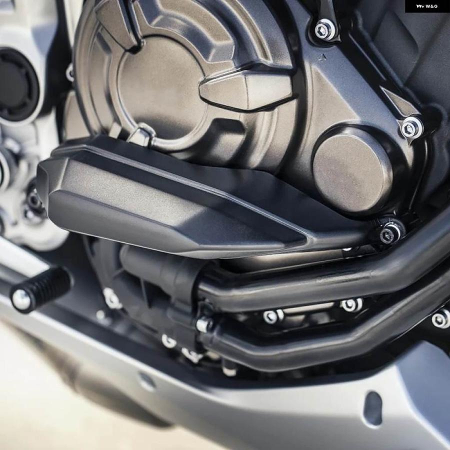 並行輸入品MT-07 フレーム スライダー クラッシュ プロテクター ヤマハ MT07 2023 2024 TRACER 700 XSR700 バイク アクセサリー 落下 パッドの画像