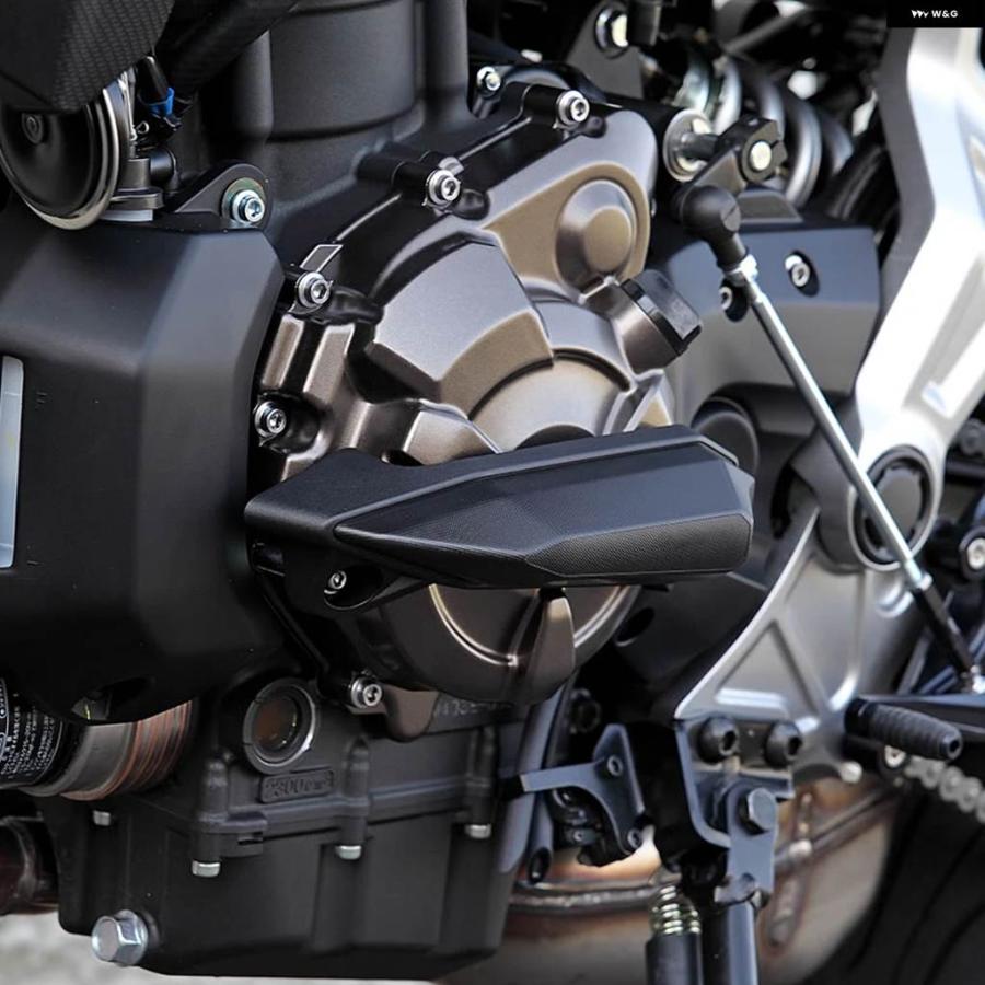 並行輸入品MT-07 フレーム スライダー クラッシュ プロテクター ヤマハ MT07 2023 2024 TRACER 700 XSR700 バイク アクセサリー 落下 パッドの画像