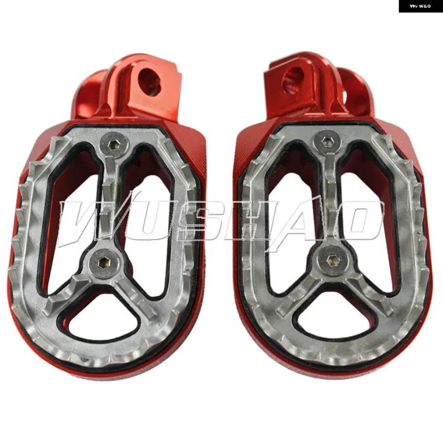並行輸入品オートバイ フットペグ アルミ フットレスト フットペグ フットレスト HUSQVARNA KTM 85CC-530CC 125 250 350 450 525 SX EXC SX-F XC SMRの画像