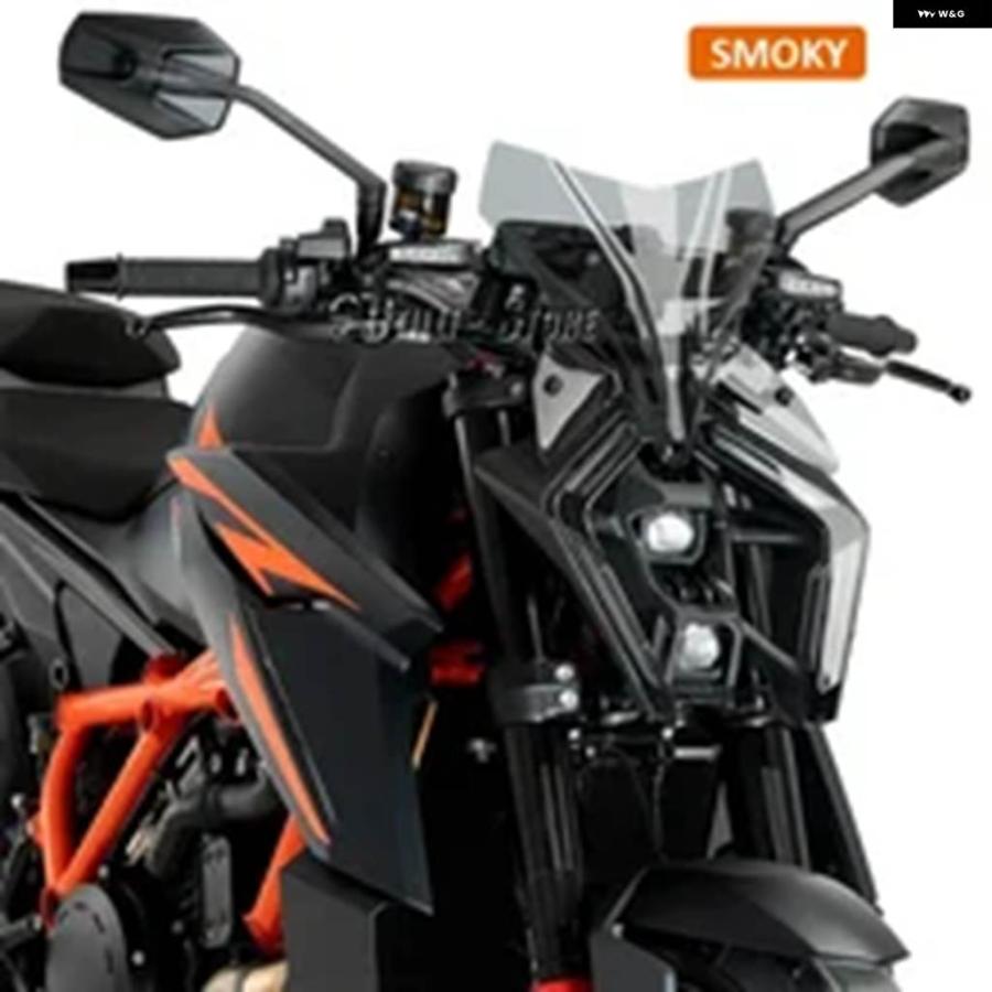 並行輸入品1390 SUPER DUKE R EVO 2024 2025 ウィンドシールド カバー バイク アクセサリー ウィンドスクリーン 3色 1390 SUPERDUKE Rの画像
