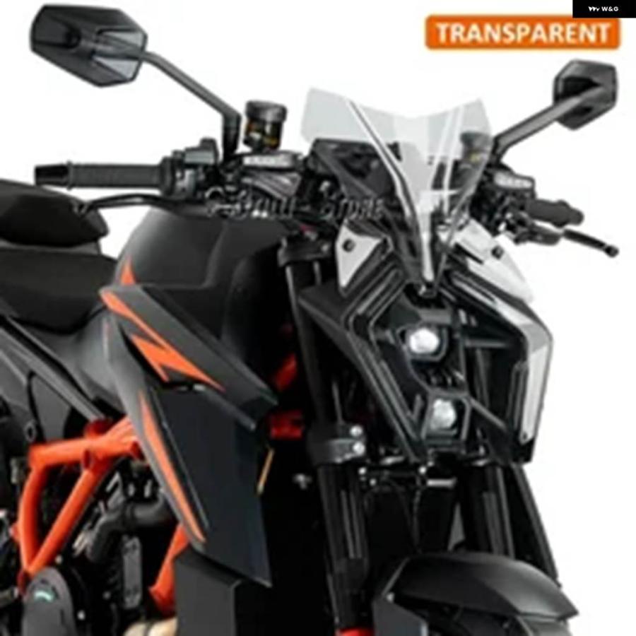 並行輸入品1390 SUPER DUKE R EVO 2024 2025 ウィンドシールド カバー バイク アクセサリー ウィンドスクリーン 3色 1390 SUPERDUKE Rの画像