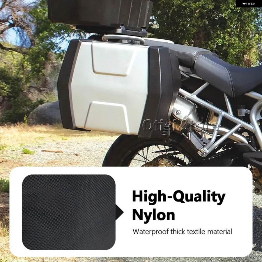 並行輸入品バイク パニエライナーインナーバッグ TIGER 800/XC サイドケース - ブラック 防水 ラゲッジキットの画像