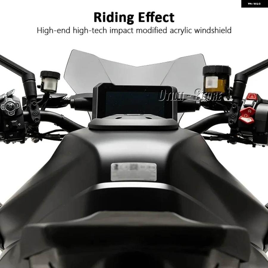 並行輸入品オートバイ 1390 スーパーデューク R 1390 SUPER DUKE R 2024 2025 スポーツツーリングバイザー ウィンドシールドの画像