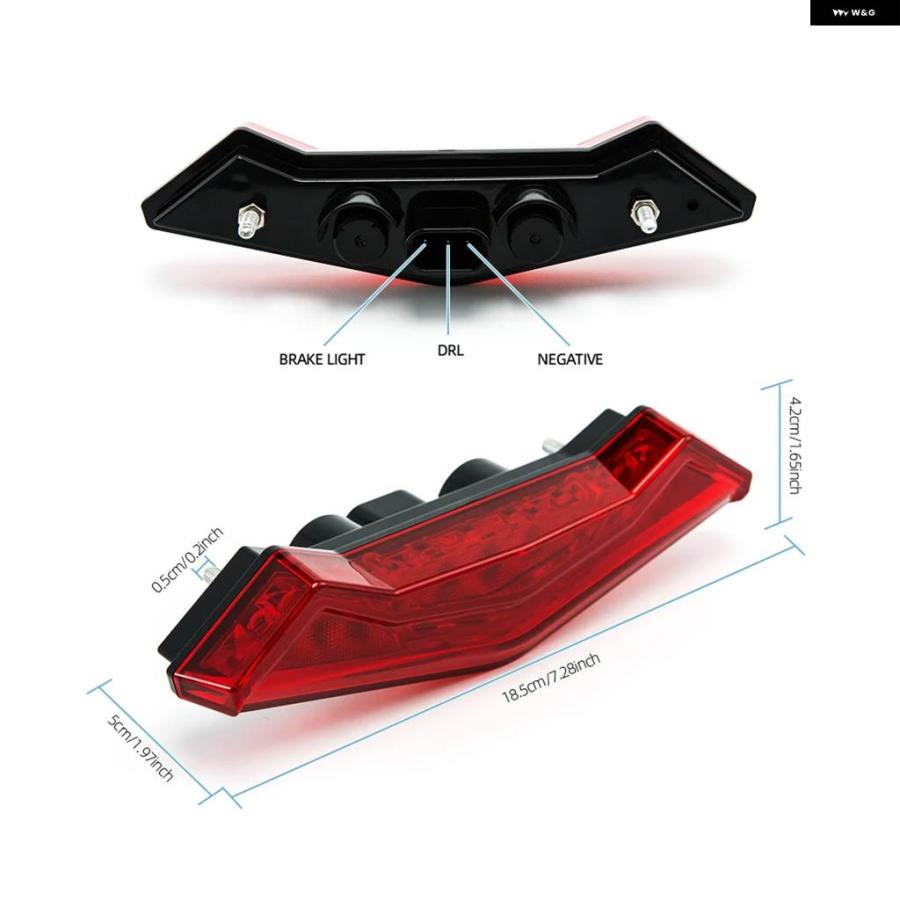 並行輸入品CAN-AM COMMANDER XT XT-P MAX XT 2021 2022 防水 ATV スモークLED テールライト リアストップランプ ブレーキライト ランニングランプの画像