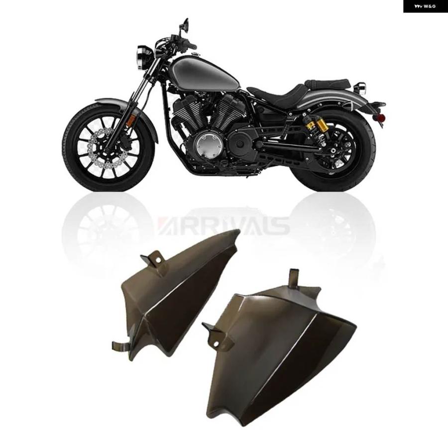 並行輸入品オートバイ スモークエアデフレクター エンジン ヒートシールド カバー ヤマハ XVS 950 SPEC BOLT 950 2014-2015-19の画像