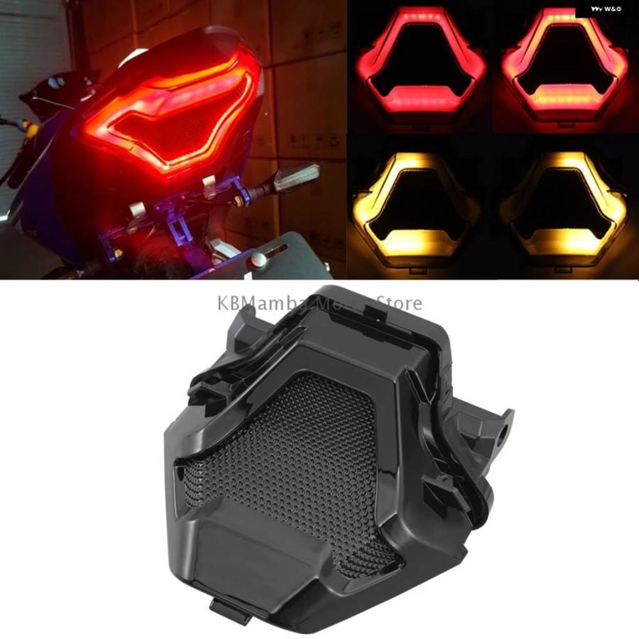 並行輸入品オートバイ LED テールライト アクセサリー ウィンカー ウィンカー ヤマハ YZF R3 R25 FZ07 Y15ZR MT03 MT07 MT25 LC150 2015-2017の画像