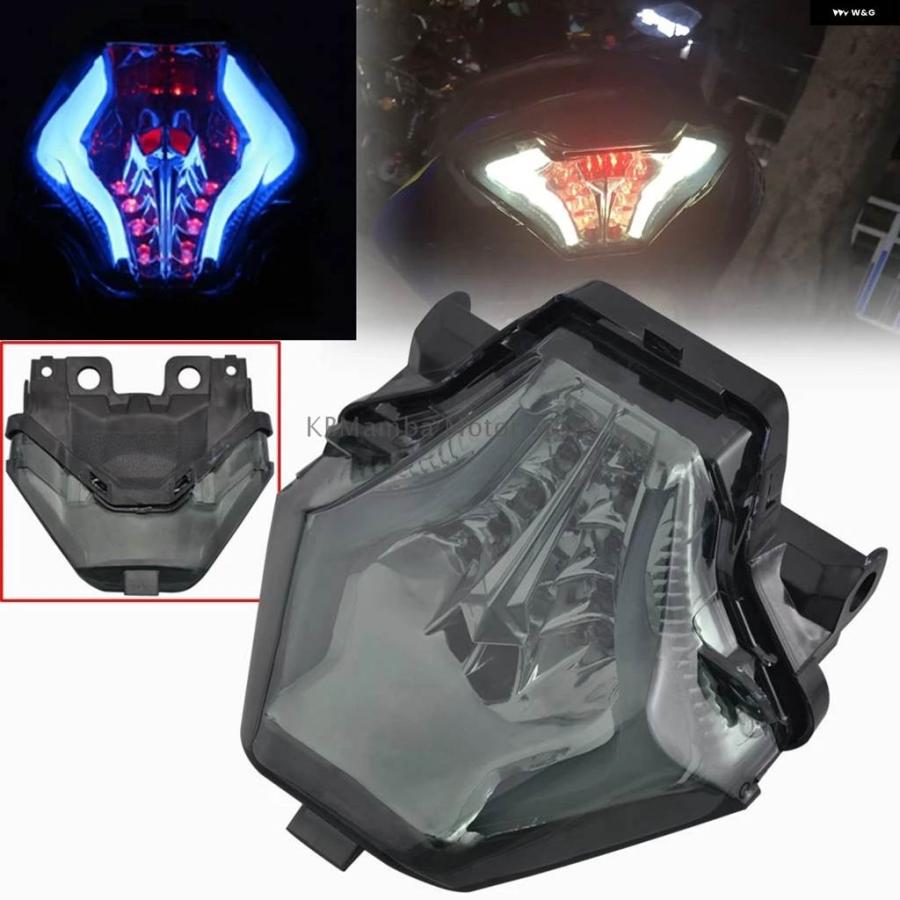 並行輸入品オートバイ LED テールライト アクセサリー ウィンカー ウィンカー ヤマハ YZF R3 R25 FZ07 Y15ZR MT03 MT07 MT25 LC150 2015-2017の画像