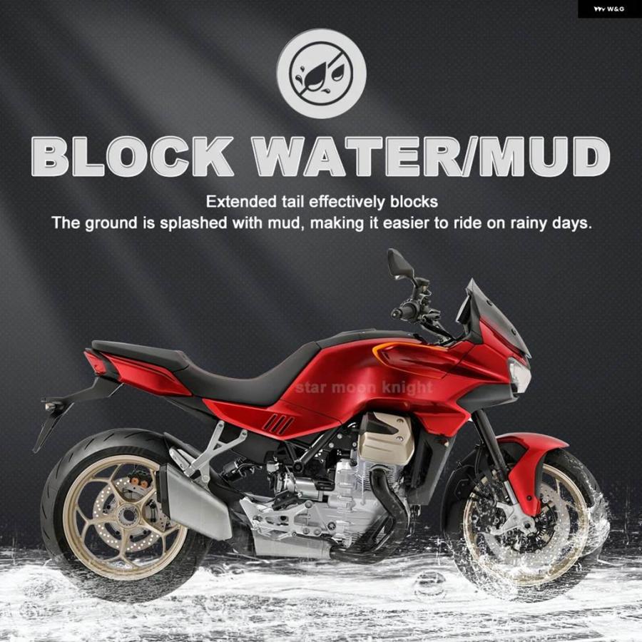 並行輸入品MOTO GUZZI V100 MANDELLO / S 2022 2023 2024- アクセサリー フロントフェンダー マッドガード エクステンダー マッドガード スプラッシュガの画像