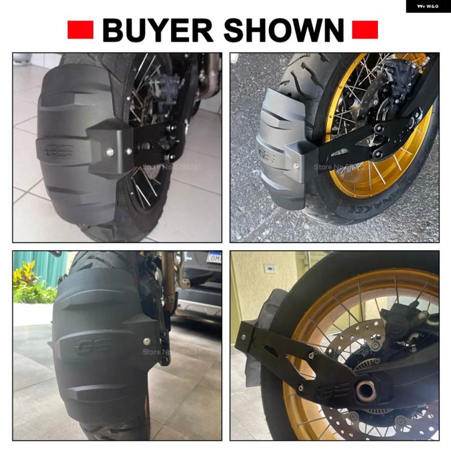 並行輸入品バイク マッドガード BMW F750GS F850GS アドベンチャー 2018-2023 F800GS F900GS 2024 リアフェンダー スプラッシュガード プロテクター カの画像