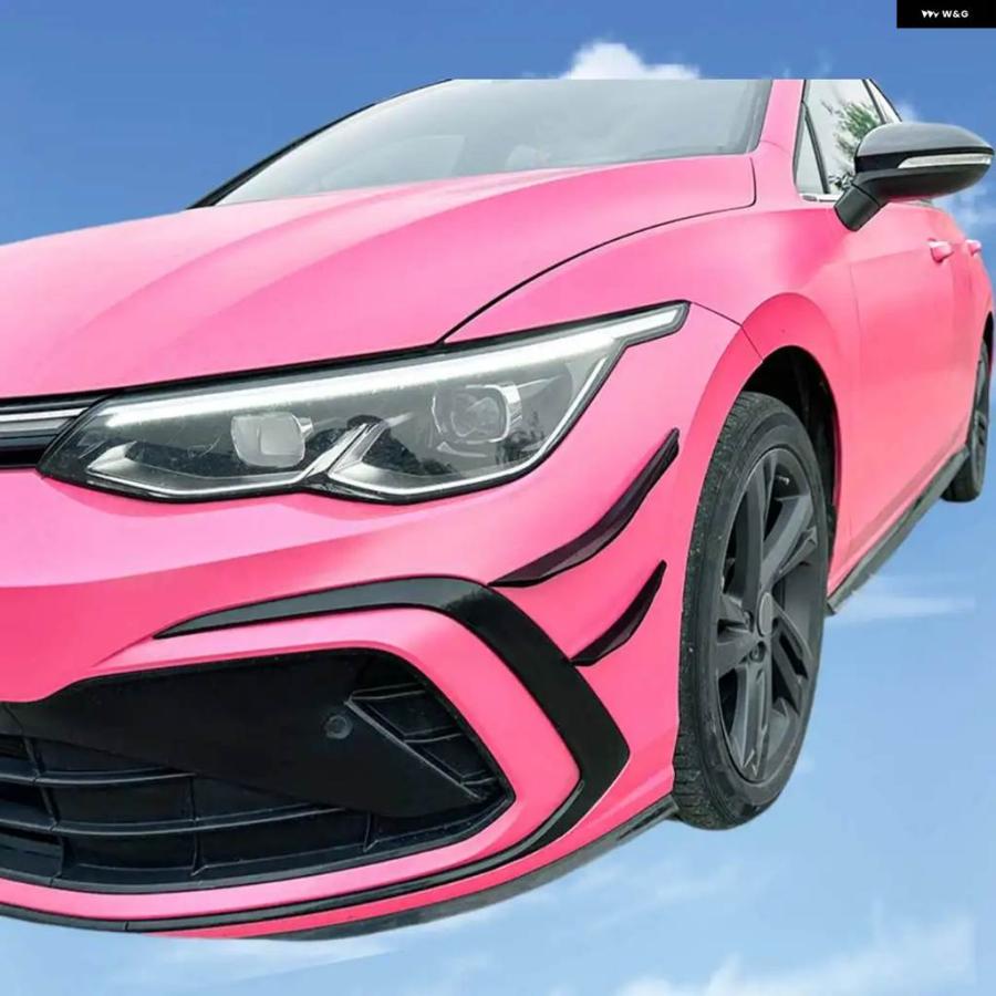 並行輸入品車フロント バンパー サイド カナード バンパー リップスポイラー トリム フォルクスワーゲン VW ゴルフ MK8スタンダードGTI GTDの画像
