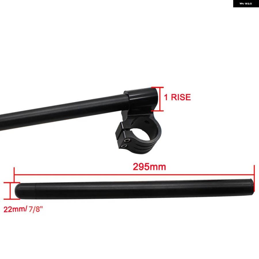 並行輸入品31 33 35 36 37 40 43 45 46 48 50 41 52 53 54MM CNC オートバイ ライザーライザークリップオンクリップオンクリップオン ハンドルバー フォの画像