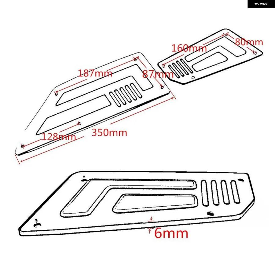 並行輸入品ACCESORIOS PARA MOTO ヤマハ TMAX-530 TMAX530 2012-16 オートバイ アクセサリー ペダル フットペグの画像