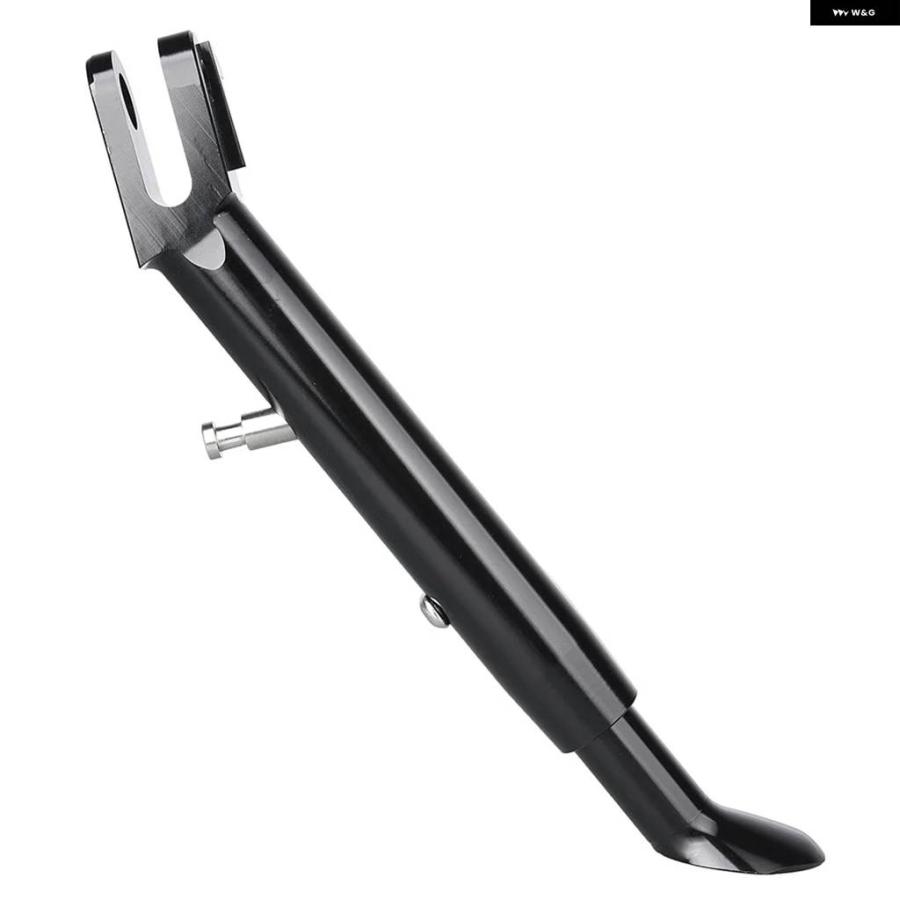 並行輸入品スズキ GSXR1000 GSXR 1000 2009-12 キック スタンド ローダウン サイド スタンド フット キック スタンド サポート クローム ブラックの画像