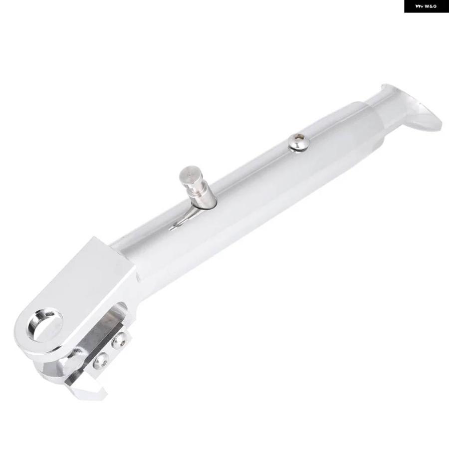 並行輸入品スズキ GSXR1000 GSXR 1000 2009-12 キック スタンド ローダウン サイド スタンド フット キック スタンド サポート クローム ブラックの画像