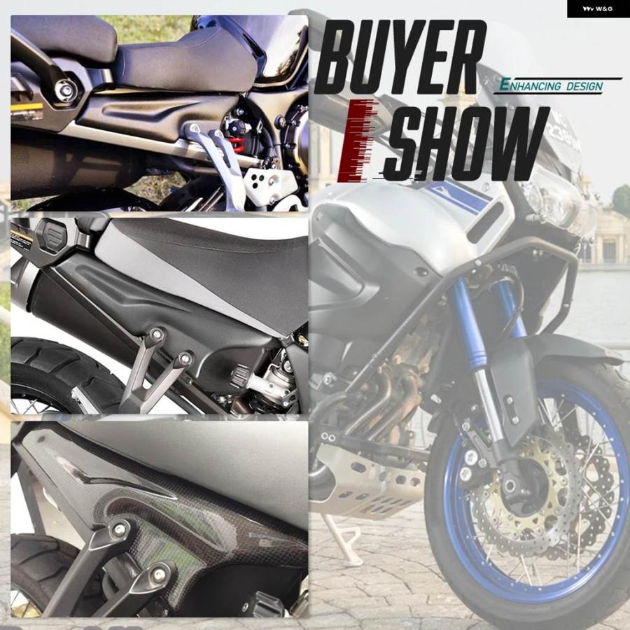 並行輸入品カーボン 左右サイドインフィル パネル フレーム ガード プロテクター カバー フェアリング ヤマハ XT1200Z SUPER TENERE 2010-2020 2017 201の画像