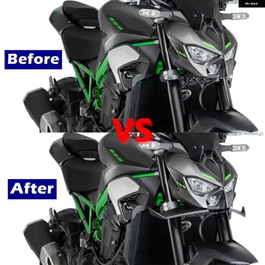 メッシュキャップ -480 並行輸入品カワサキ Z900 Z900SE 2025+ フロントスポイラー ダウン