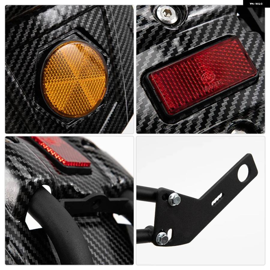 並行輸入品CFMOTO 650MT MT650 オートバイ リアフェンダーホイール マッドガード スプラッシュガード マッドカバー プロテクター マッド フラップ スプの画像